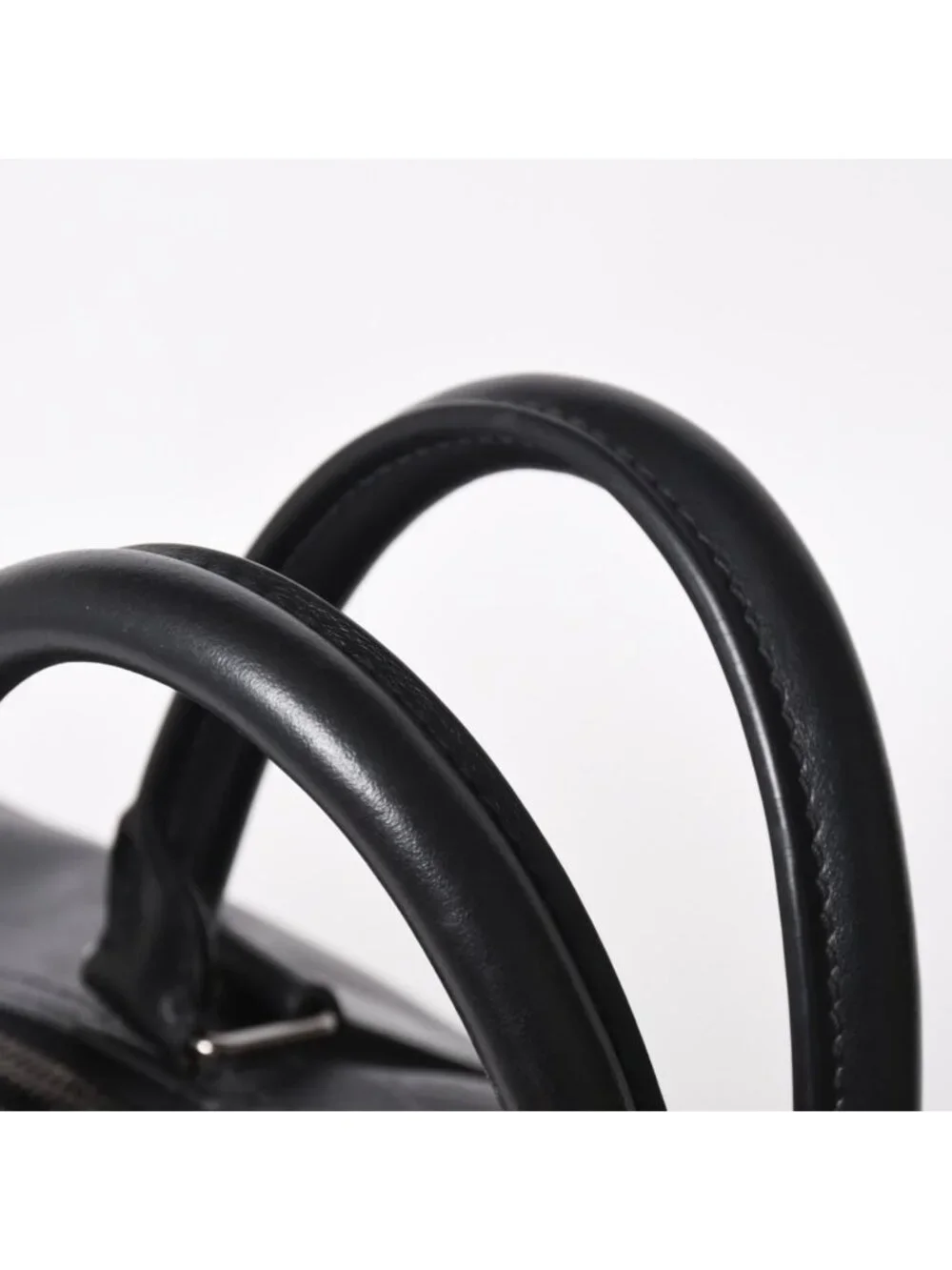 Louis Vuitton LV Keepall Bandouliere 50 Black Gray Silver